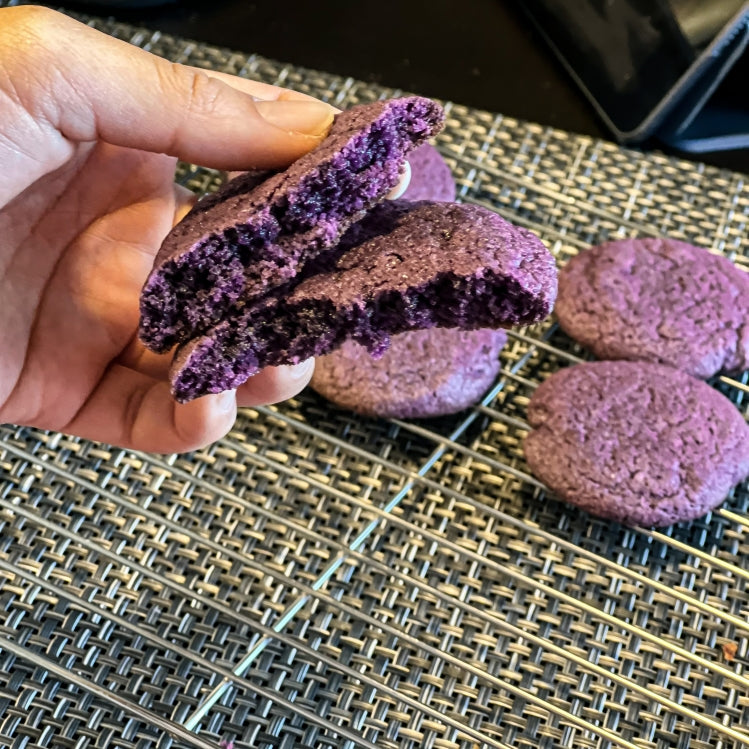 (naked) ube cookies