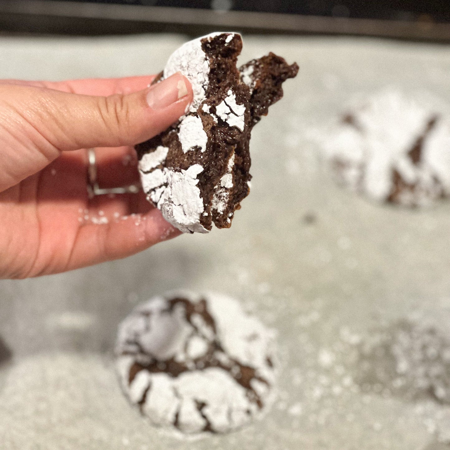 chocolate crinkle cookies
